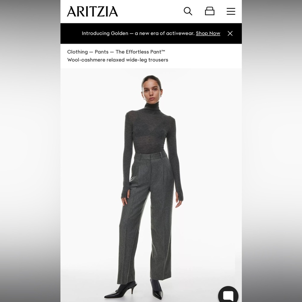 Aritzia effortless pant